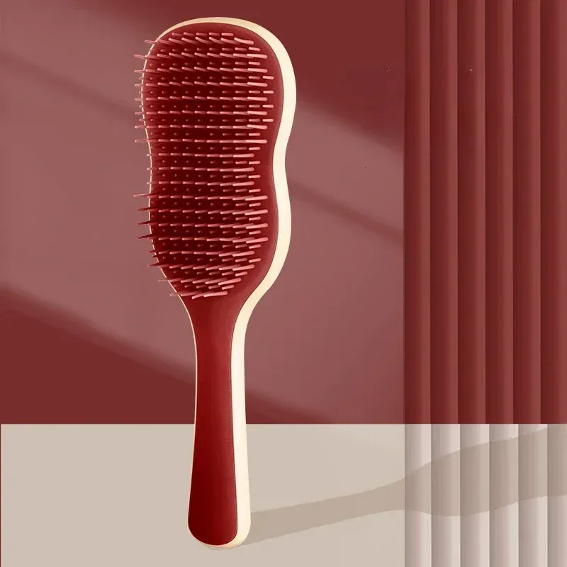 Peigne démêlant anti-emmêlage à effet massant – Brosse à cheveux bouclés à séchage rapide, outil de coiffure pour des cheveux sains 8