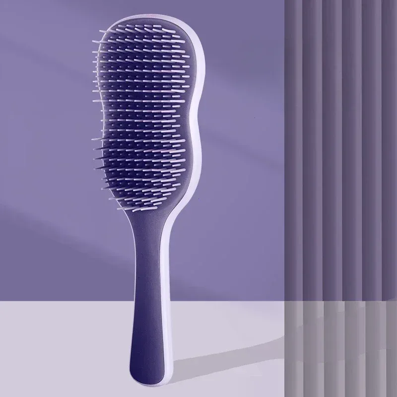 Peigne démêlant anti-emmêlage à effet massant – Brosse à cheveux bouclés à séchage rapide, outil de coiffure pour des cheveux sains 9
