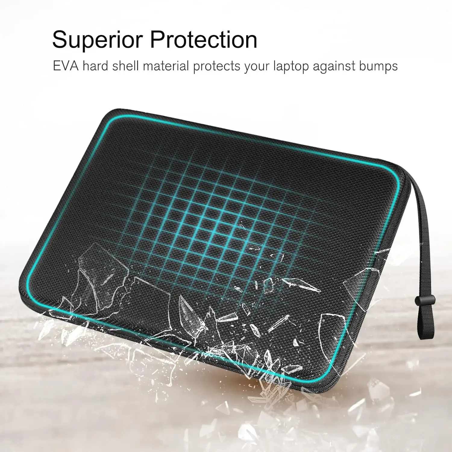 Étui rigide en EVA pour ordinateur portable 13, 13,3, 15,6 et 16 pouces, compatible MacBook Air/Pro, housse antichoc pour ordinateurs Lenovo, HP, ASUS et Dell. 4