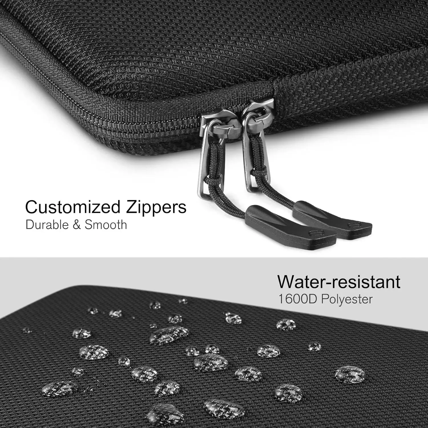 Étui rigide en EVA pour ordinateur portable 13, 13,3, 15,6 et 16 pouces, compatible MacBook Air/Pro, housse antichoc pour ordinateurs Lenovo, HP, ASUS et Dell. 6