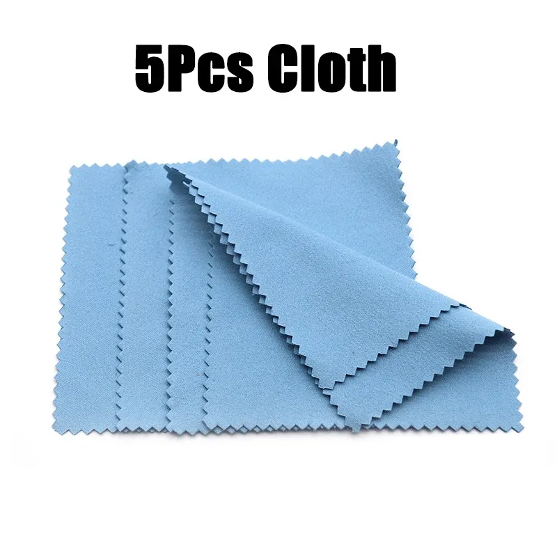 Applicateur d'éponge pour revêtement céramique automobile, éponges en nano verre pour cire, éponge carrée bleue et brosse de nettoyage en microfibre pour voiture 8