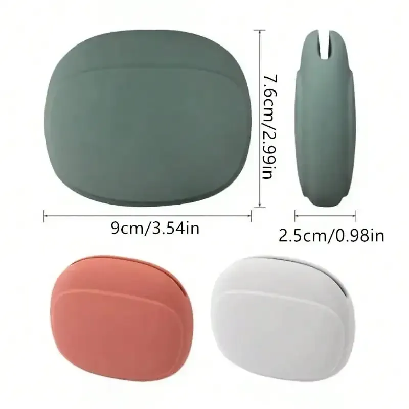Mini organisateur électronique en silicone étanche, pochette de transport pour câbles et accessoires 6