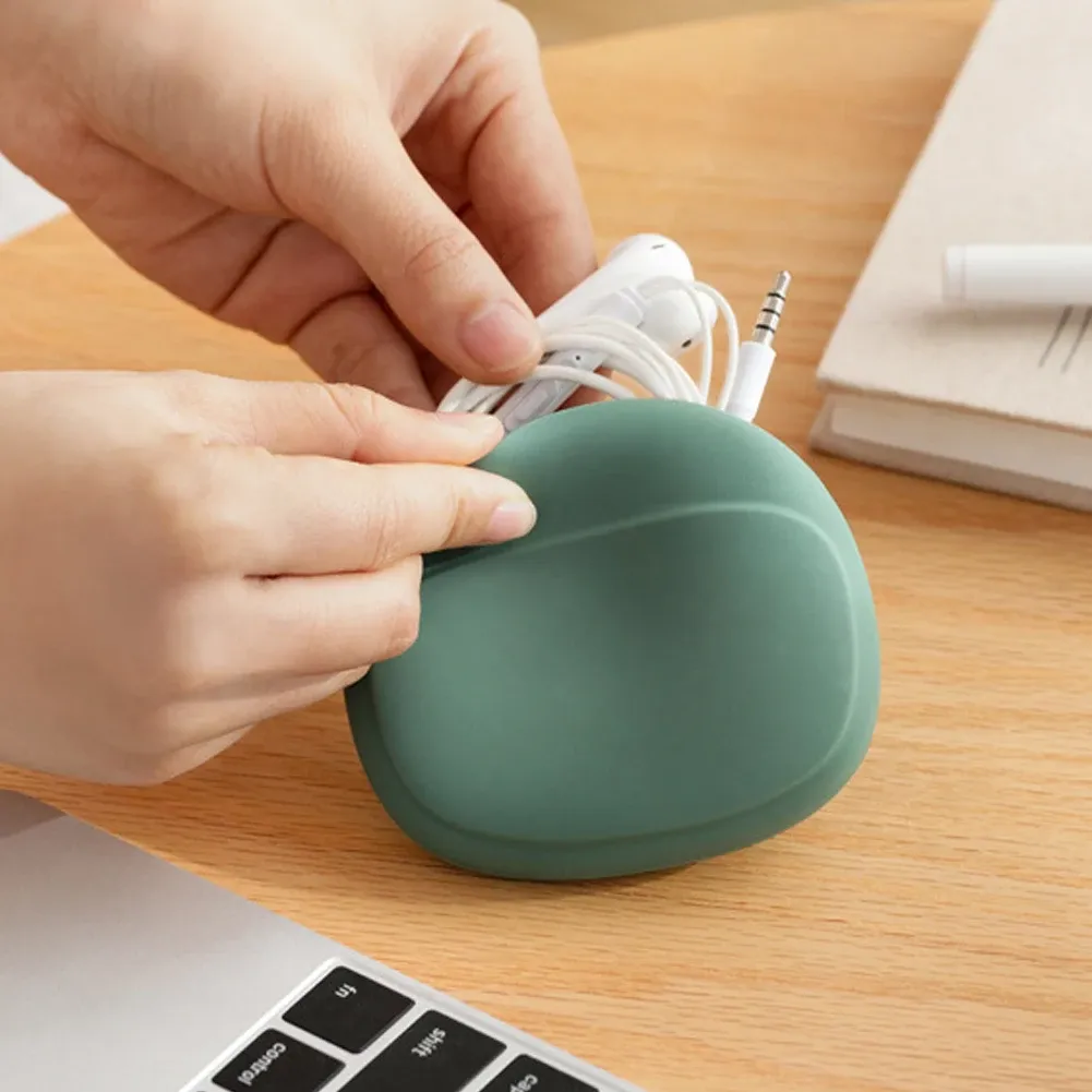Sac de rangement électronique en silicone, mise en situation