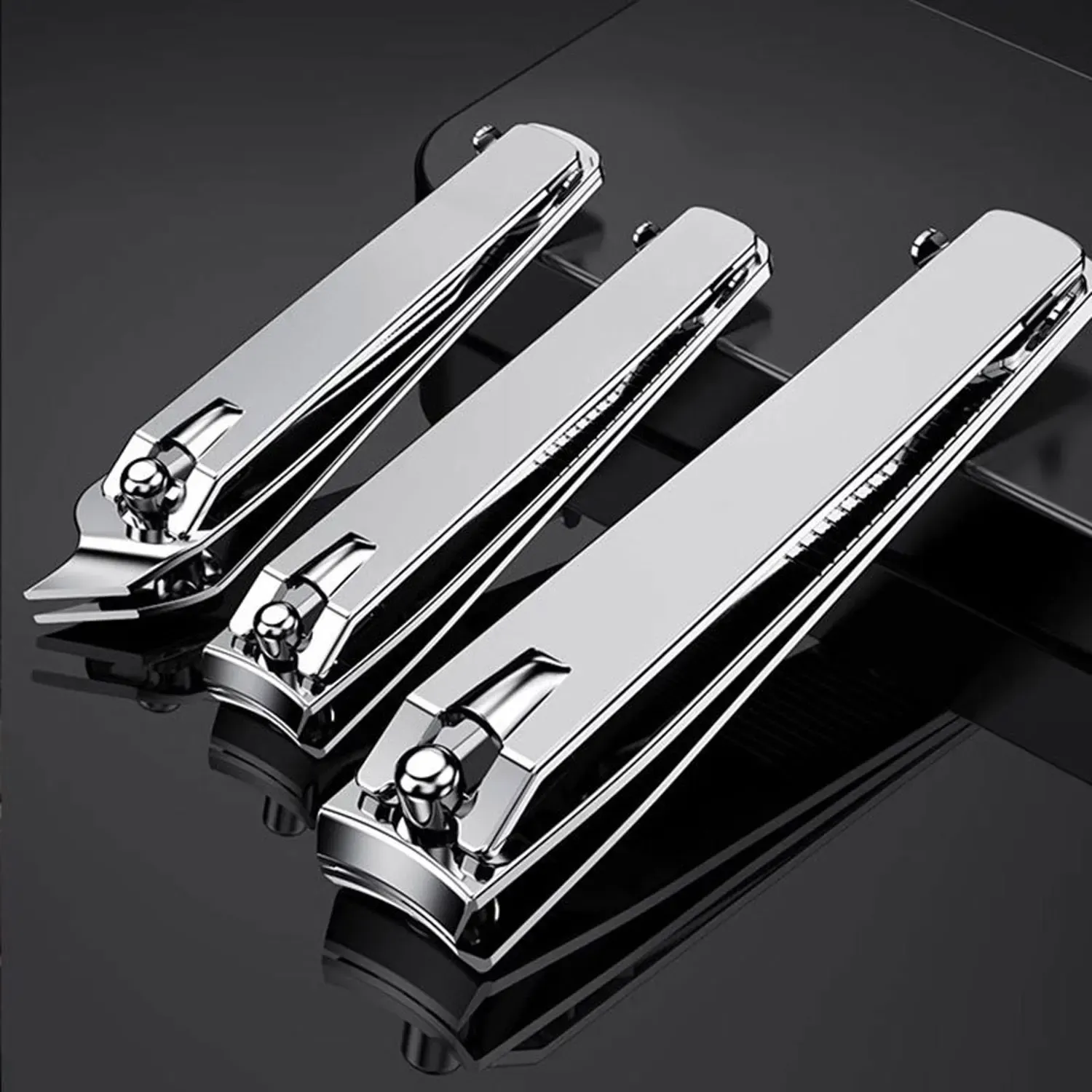 Coupe-ongles en acier inoxydable de qualité supérieure avec lime à ongles - Image 1