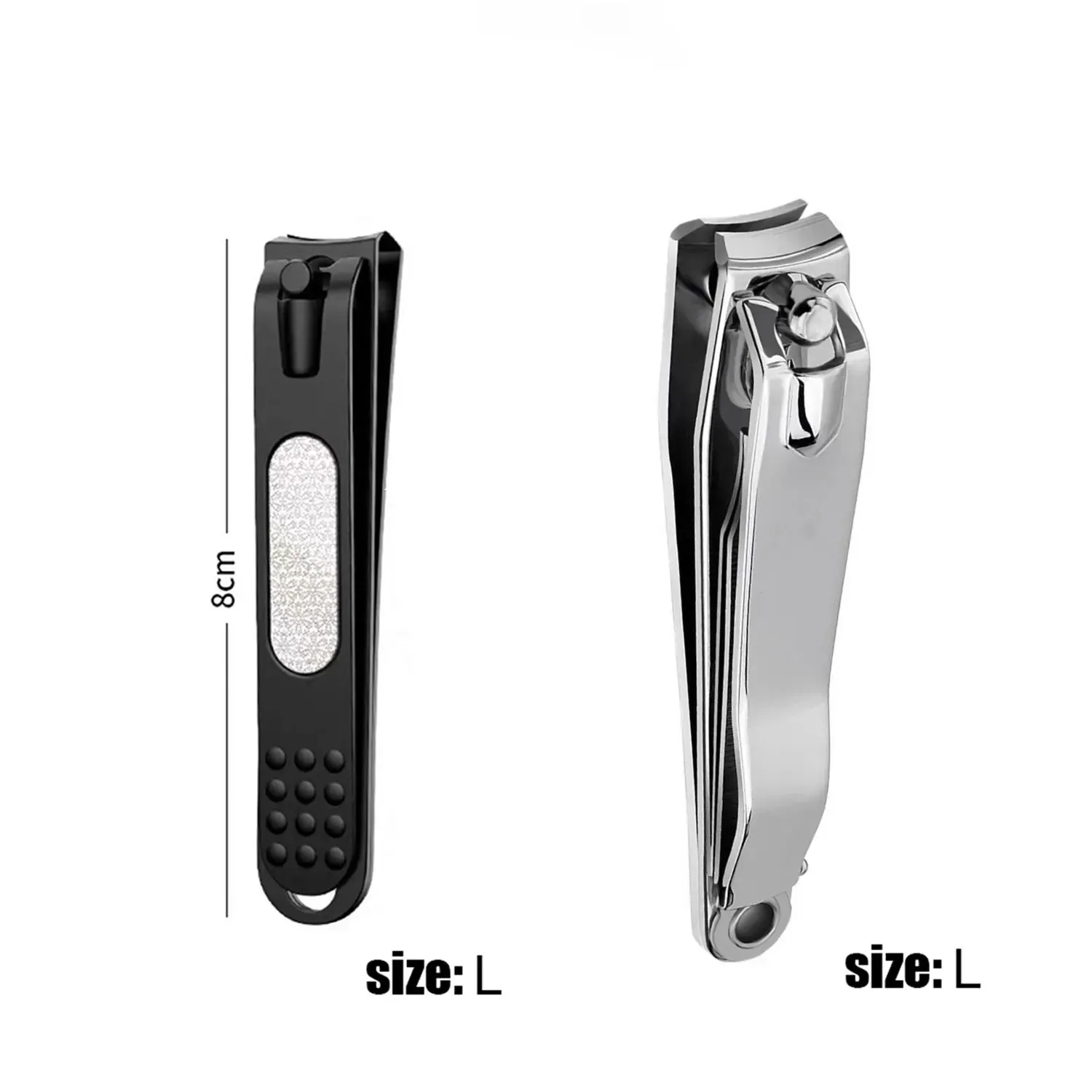 Coupe-ongles en acier inoxydable de qualité supérieure avec lime à ongles 10