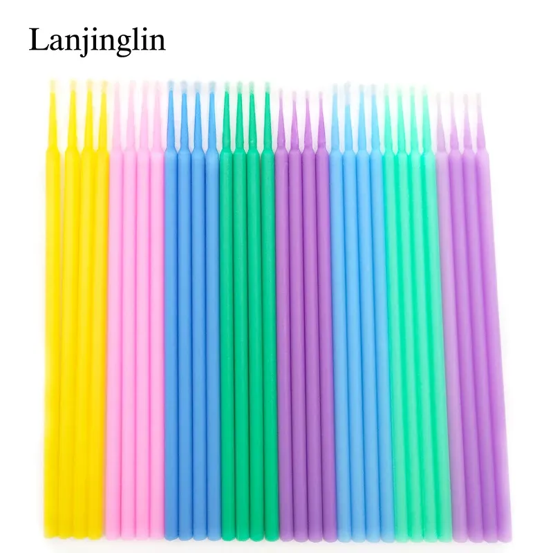 Brosse de nettoyage de cils Micro, gros plan