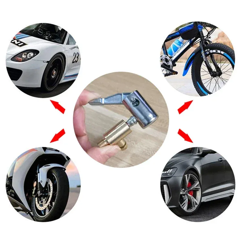 Gonfleur portatif pour pneus de voiture avec fonction de réparation automatique et connecteur d'embout 2