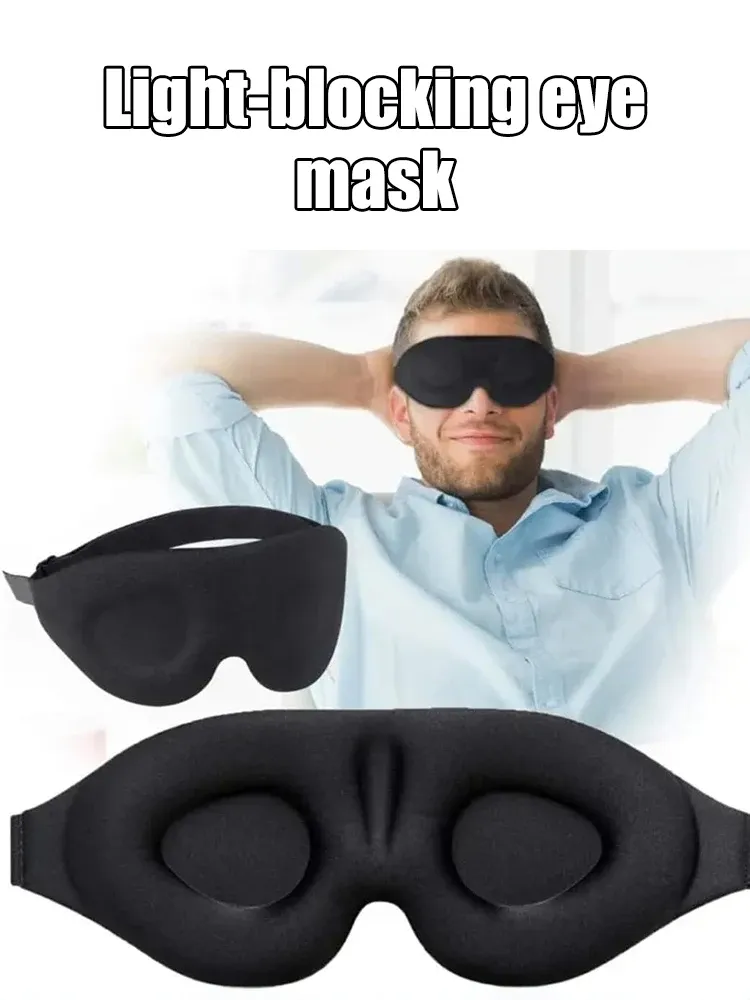 Masque pour les yeux 3D réglable, vue d'ensemble