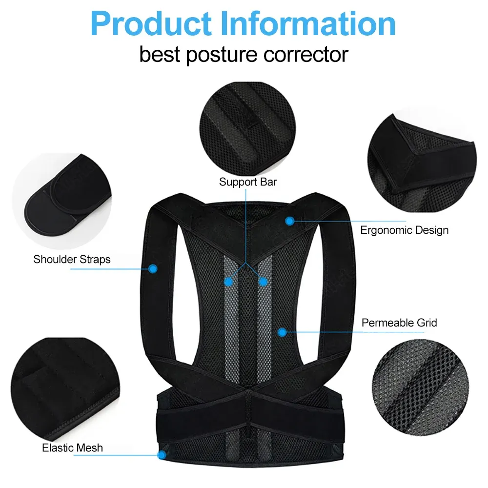 Correcteur de posture, détails du design