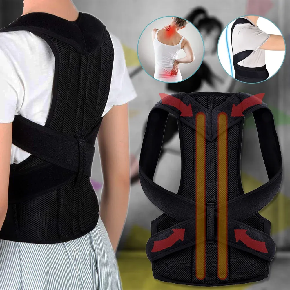 Correcteur de posture, vue de dos