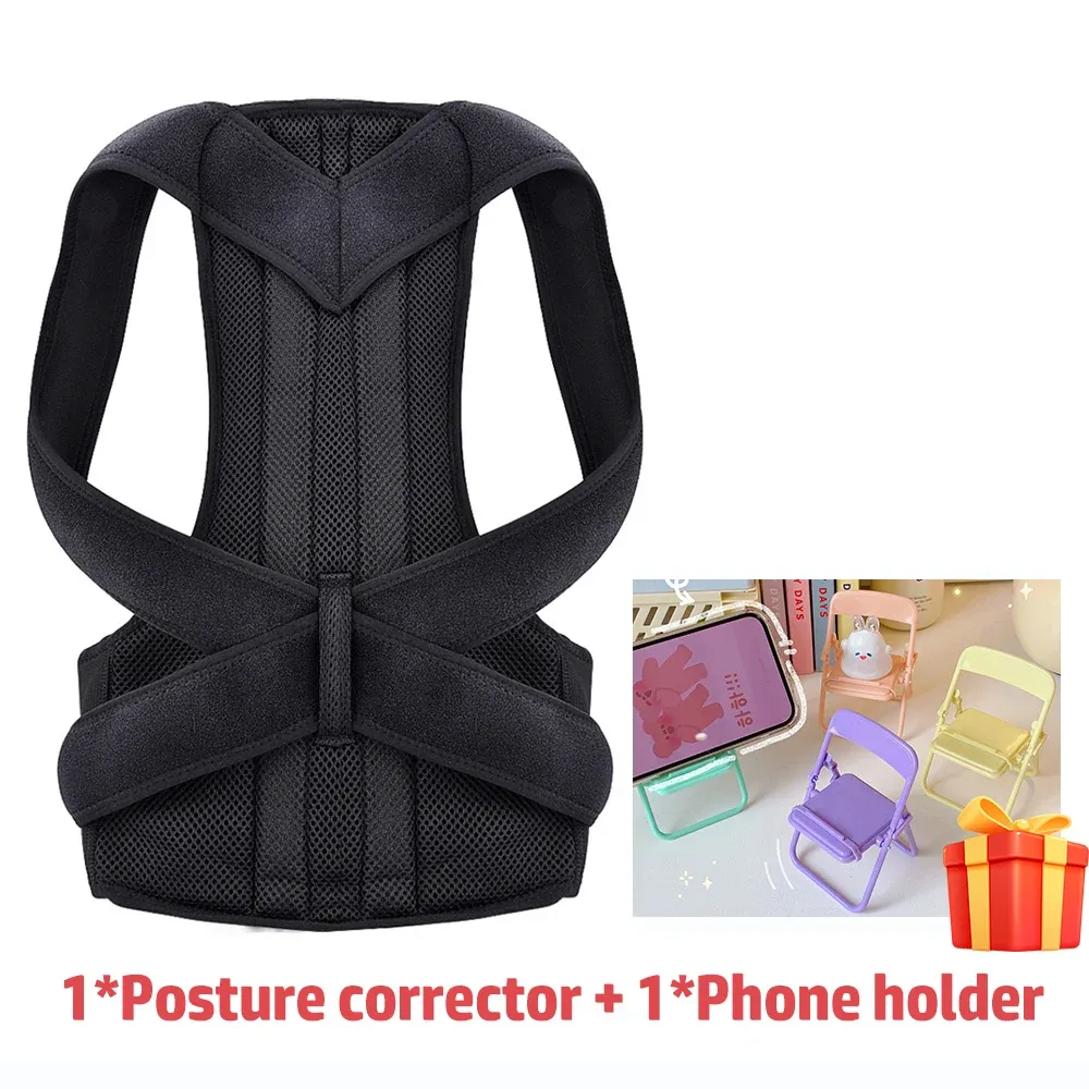 Correcteur de posture dorsal avec soutien des épaules et de la clavicule, pour soulager les douleurs du haut et du bas du dos 8