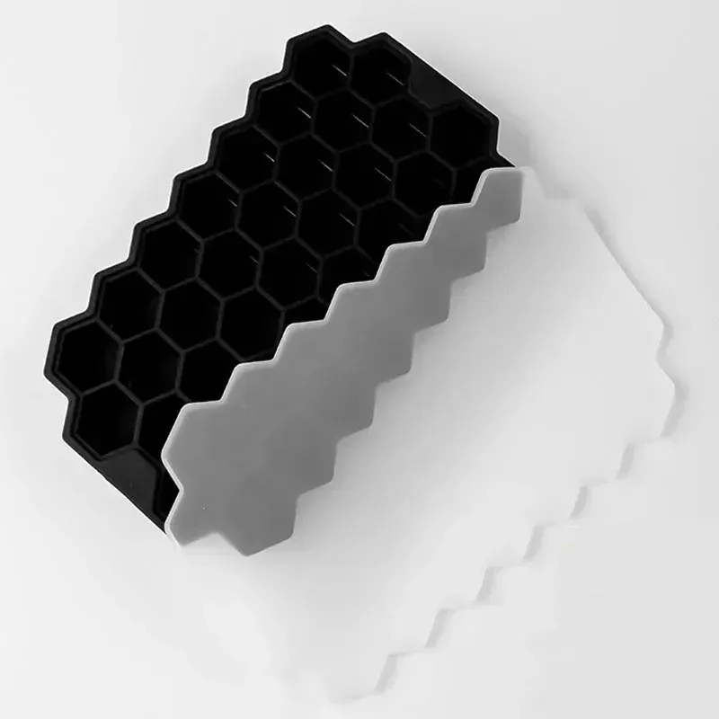 Moule à glaçons en silicone avec couvercles, 148 cubes, grande capacité, qualité alimentaire, sans BPA, réutilisable, 4/2/1 pièces 12