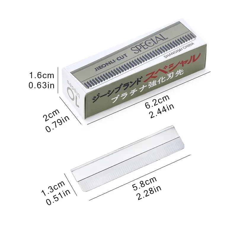 Tondeuse à sourcils en acier inoxydable pour femme, rasoir visage et couteau d'épilation, lot de 20 ou 40 pièces 6