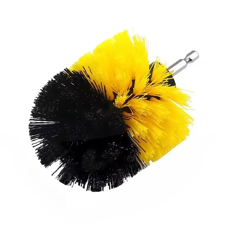 Kit de brosses électriques pour récurer, forets électriques avec brosses en nylon pour tapis, verre et pneus de voiture, 2 / 3,5 / 4 po 8