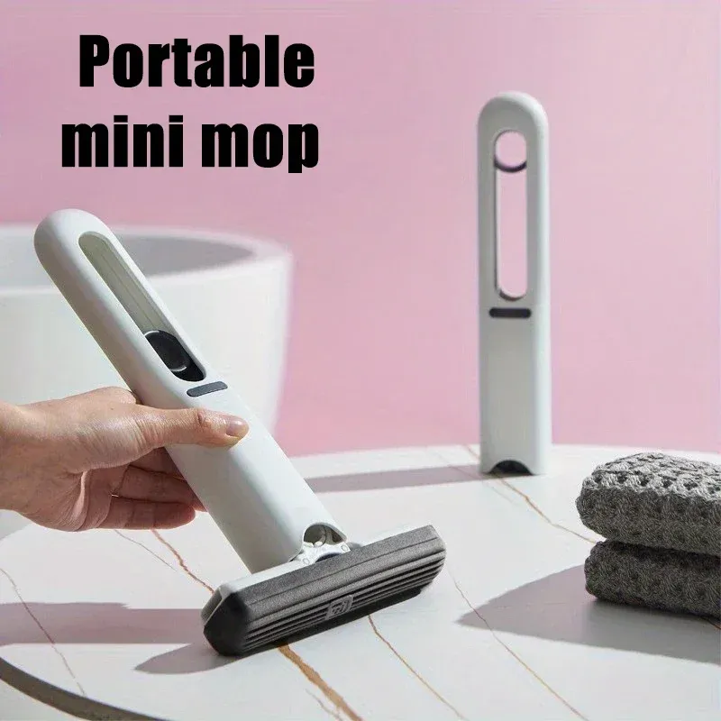 Mini vadrouille de bureau pliable à essorage automatique - Image 1