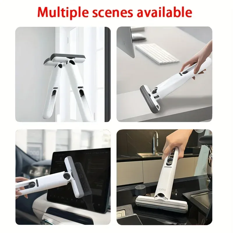 Mini vadrouille de bureau pliable à essorage automatique 5