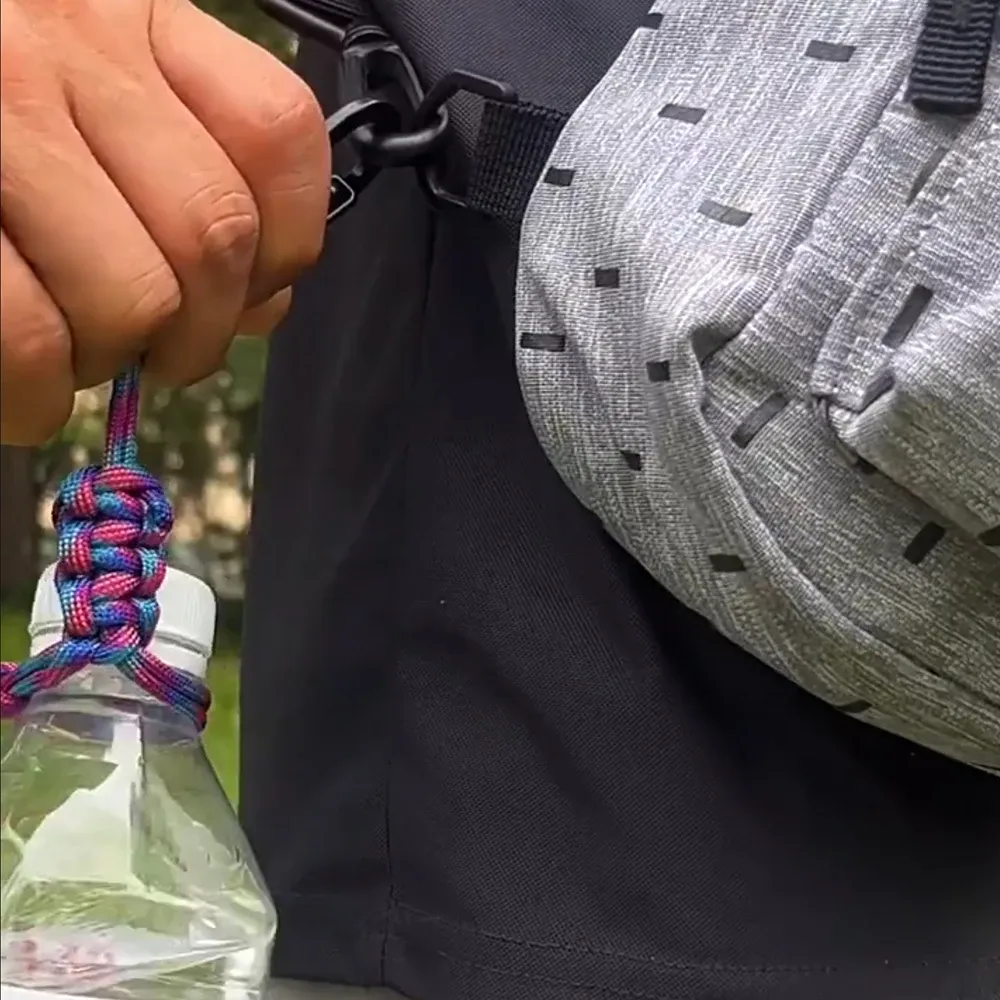 Boucle multifonctionnelle pour gourde d'extérieur
