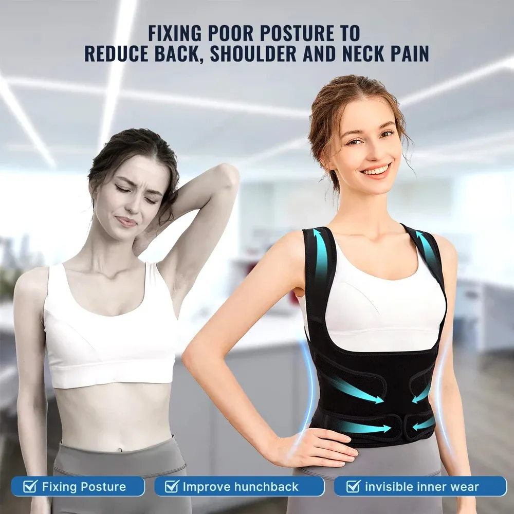 Correcteur de posture, finitions