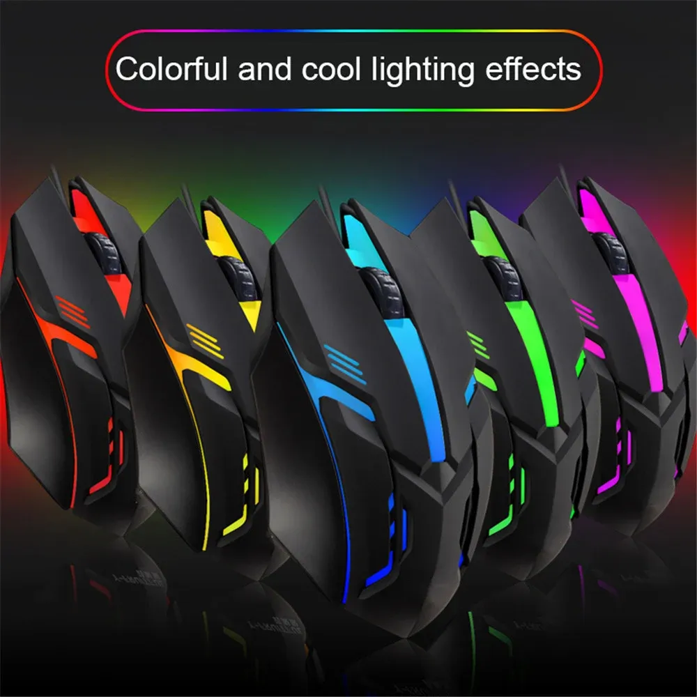 Souris de jeu filaire vue de face