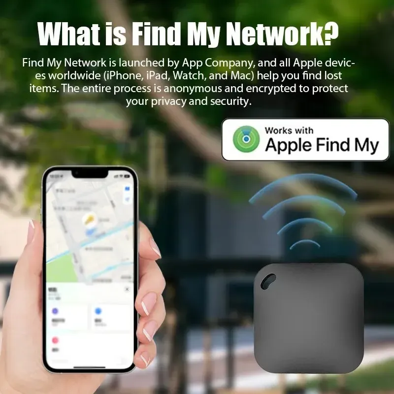 Traceur GPS Bluetooth intelligent compatible Localiser d'Apple, antiperte, certifié MFi, pour clés, animaux de compagnie et enfants 4