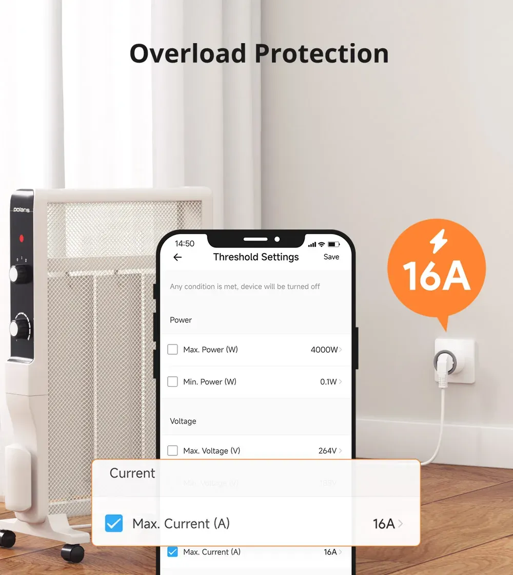 Coupure automatique en cas de surcharge