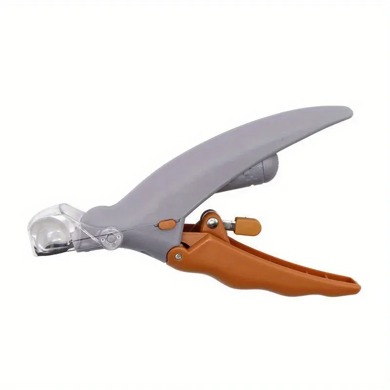 Coupe-ongles pour animaux de compagnie avec lumière LED intégrée, lames en acier et collecteur d'ongles 3
