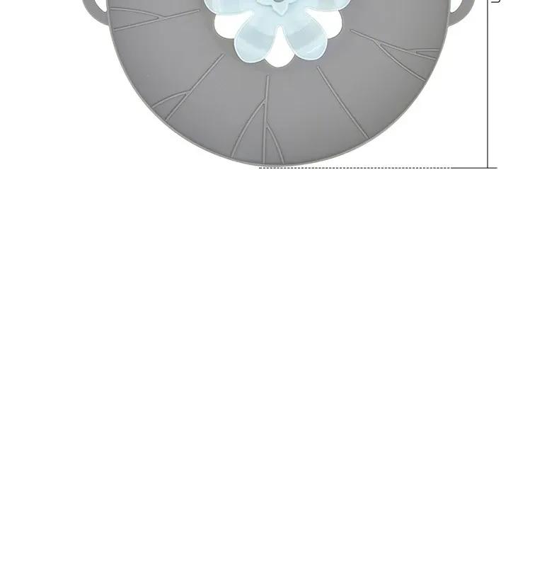Couvercle en silicone en cuisine