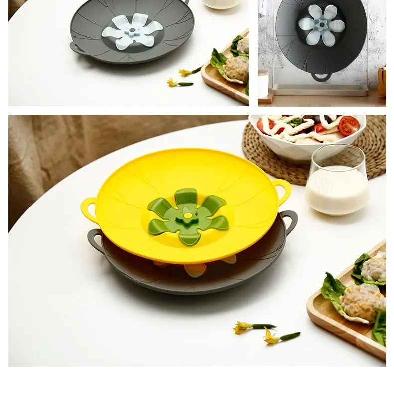 Couvercle en silicone, finition souple