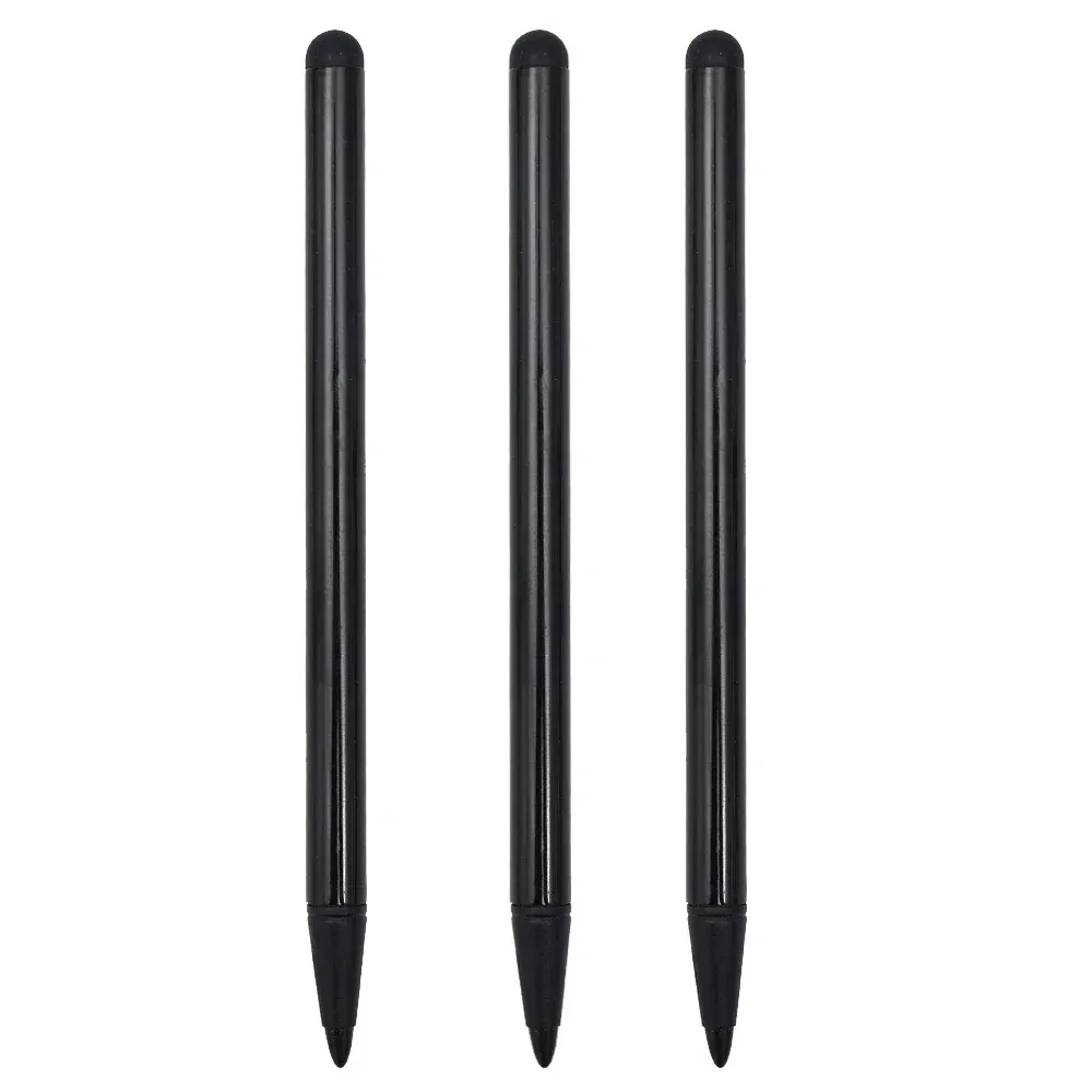 Stylet universel capacitif et résistif pour écran tactile, compatible tablette et smartphone, iPhone, iPad, Samsung, pointe en caoutchouc, lot de 3 13