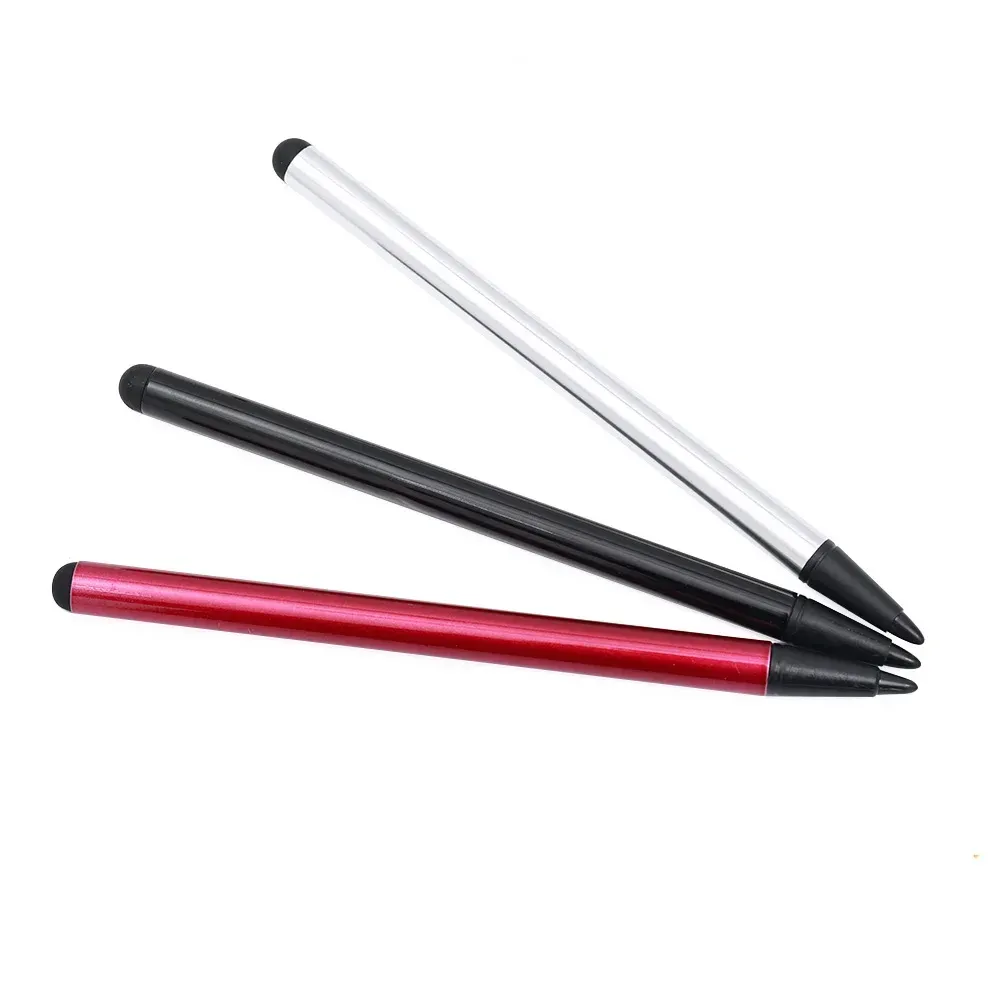 Stylet universel capacitif et résistif pour écran tactile, compatible tablette et smartphone, iPhone, iPad, Samsung, pointe en caoutchouc, lot de 3 7