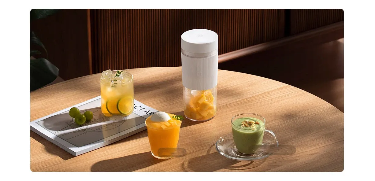 Mixeur portable MIJIA 2.40S, recettes variées