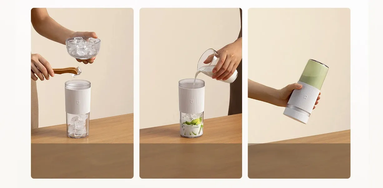 Mixeur portable MIJIA 2.40S, préparation de boissons glacées