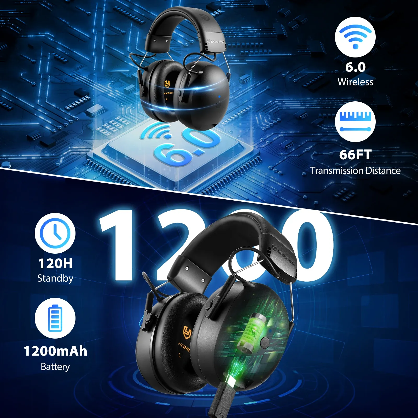 Construction robuste du casque