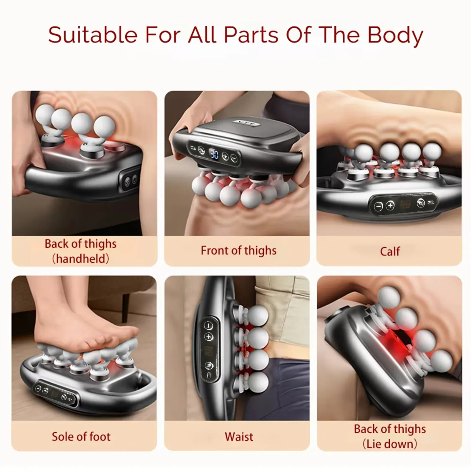 Ensemble de pistolets de massage électriques pour tissus profonds