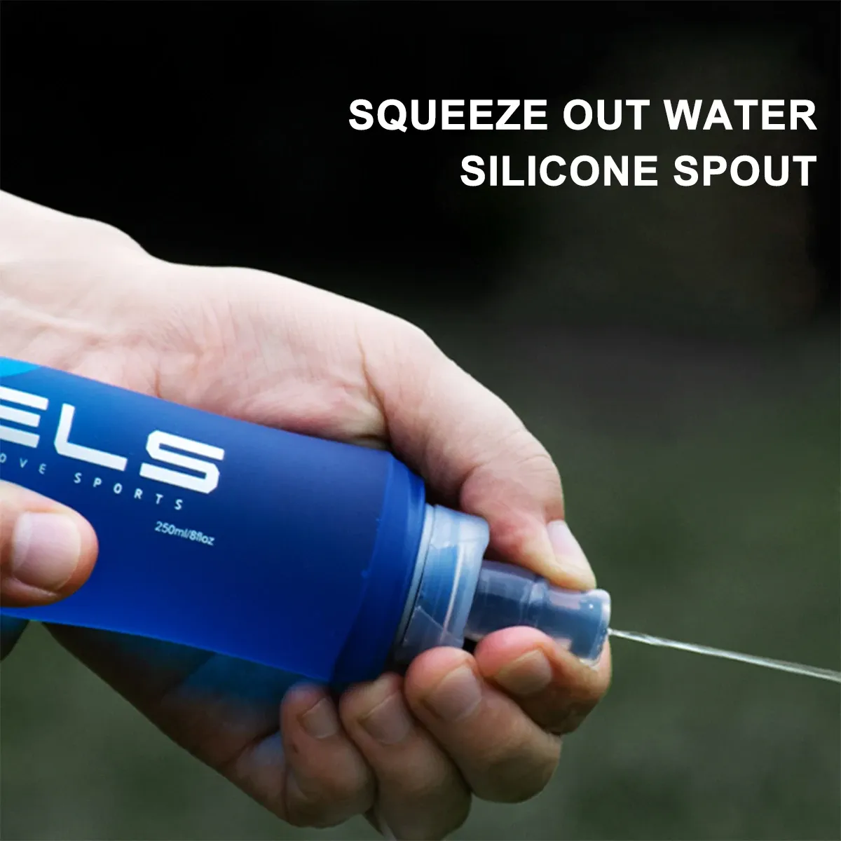 Gourde souple pliable en silicone, lifestyle