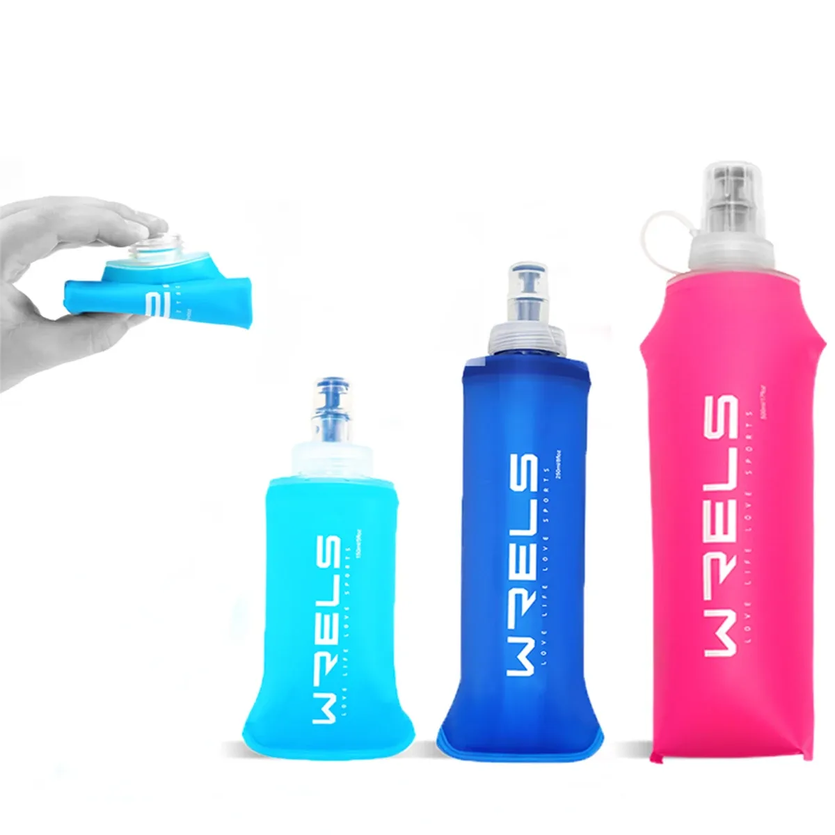 Gourde souple pliable en silicone, vue principale