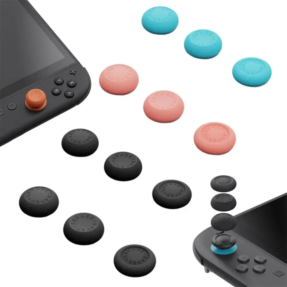 Capuchons de joystick analogique pour manettes Joy-Con Switch 2 (lot de 6 pièces, poignées de pouce) 4