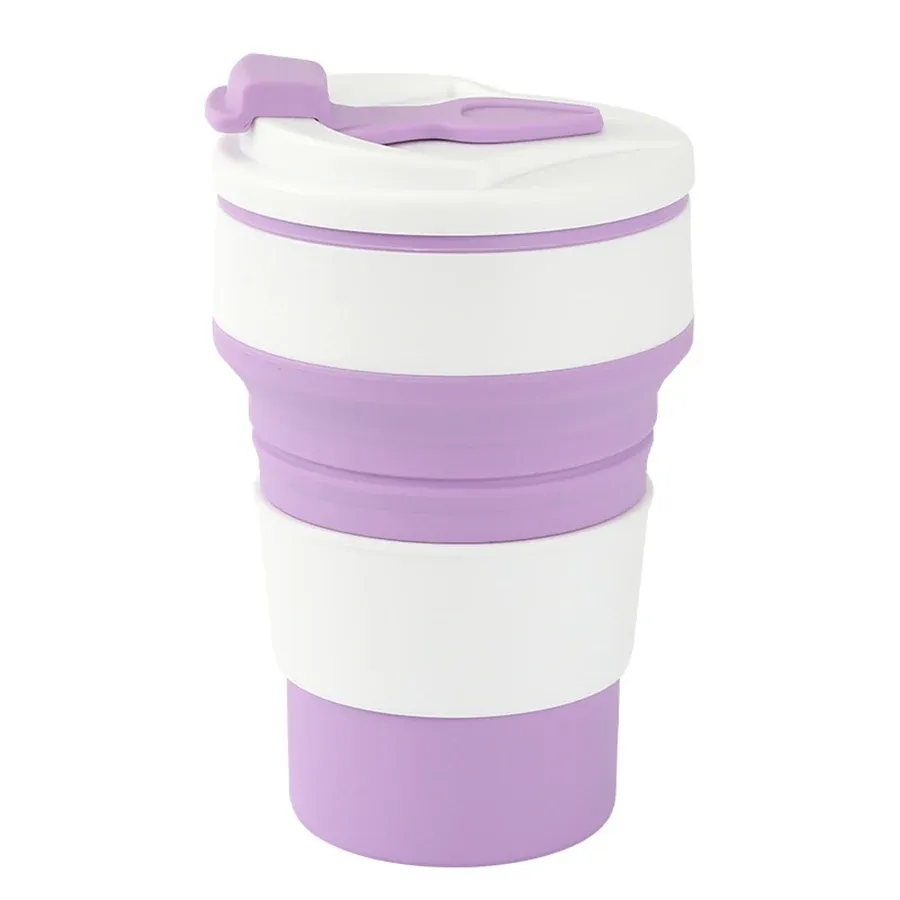 Tasse pliable en silicone, en extérieur