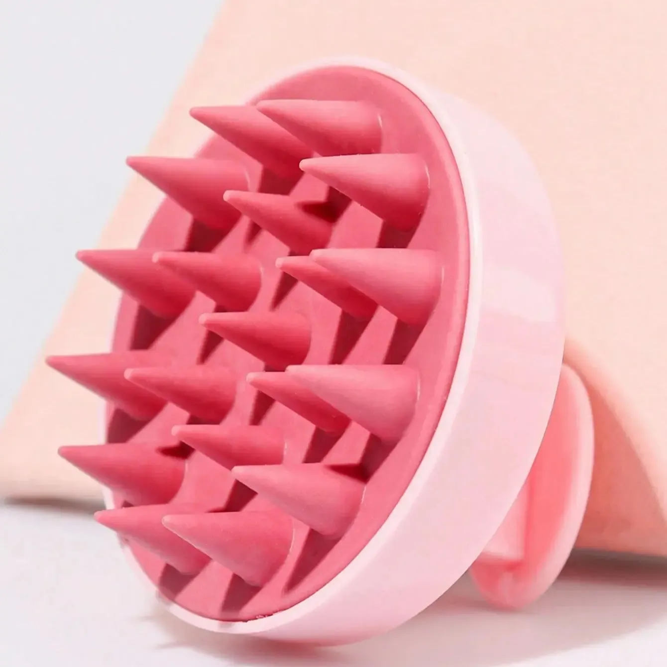 Détail de la brosse de lavage en silicone