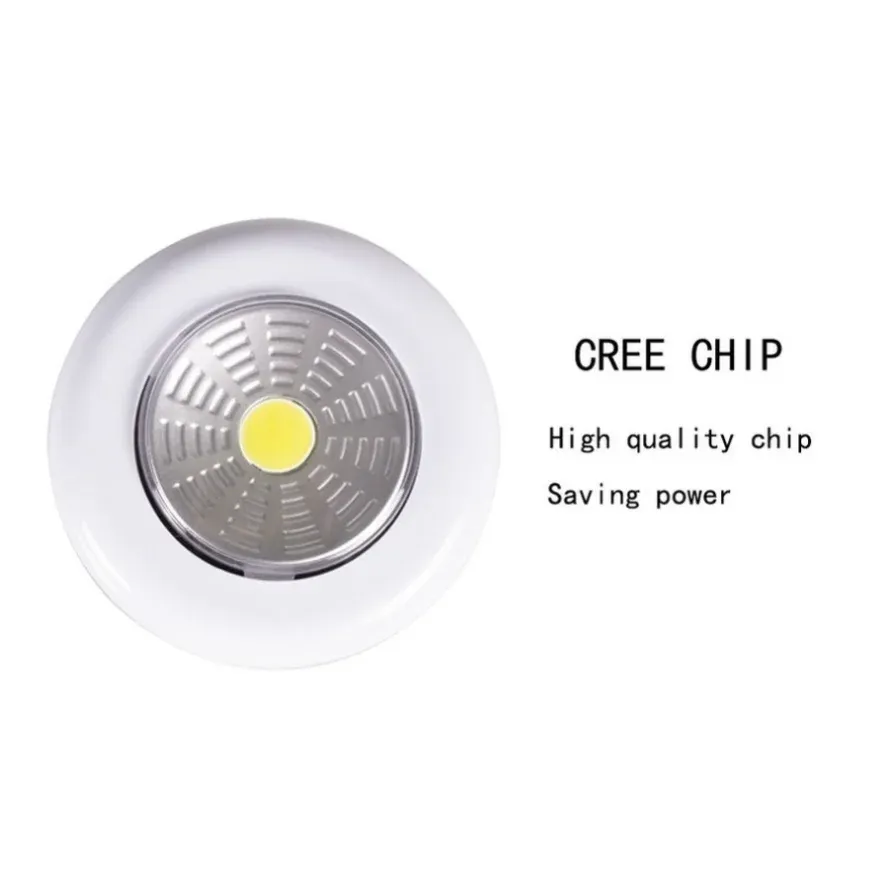 Veilleuse LED COB tactile sans fil, éclairage sous meuble pour armoire, tiroir et placard, disponible en lot de 1, 2, 3 ou 5 2