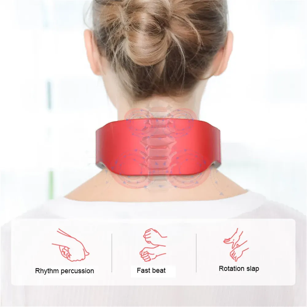 Masseur électrique intelligent pour le cou et les épaules sans fil, à impulsions et pétrissage 2