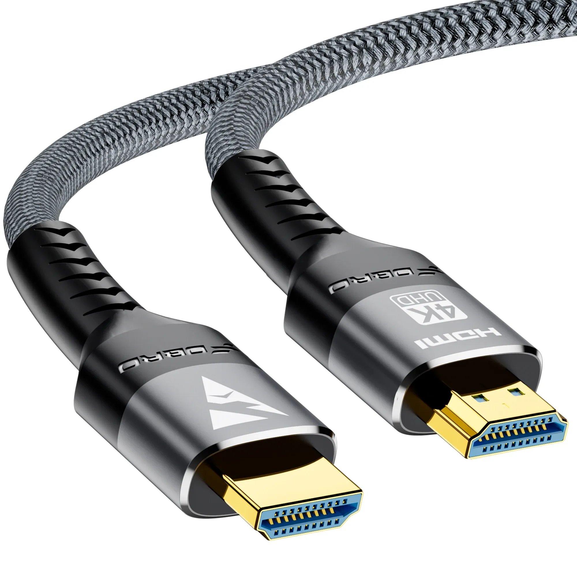 Câble HDMI 8K 2.1 48 Gbps tressé, haute vitesse, compatible 4K 120 Hz et 8K 60 Hz, DTS:X, HDCP 2.2/2.3, HDR10, pour ordinateur portable et PS5 9