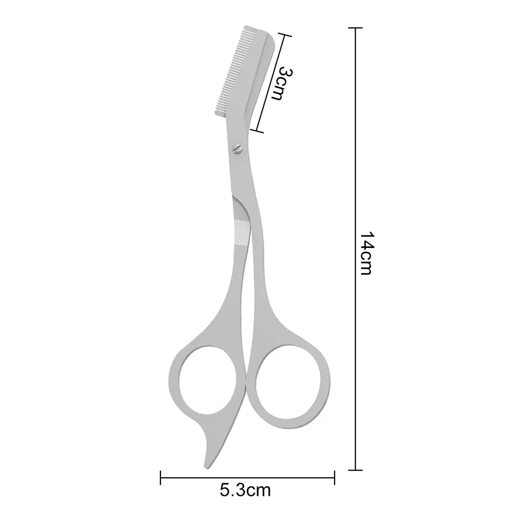 Ciseaux à sourcils et peignes