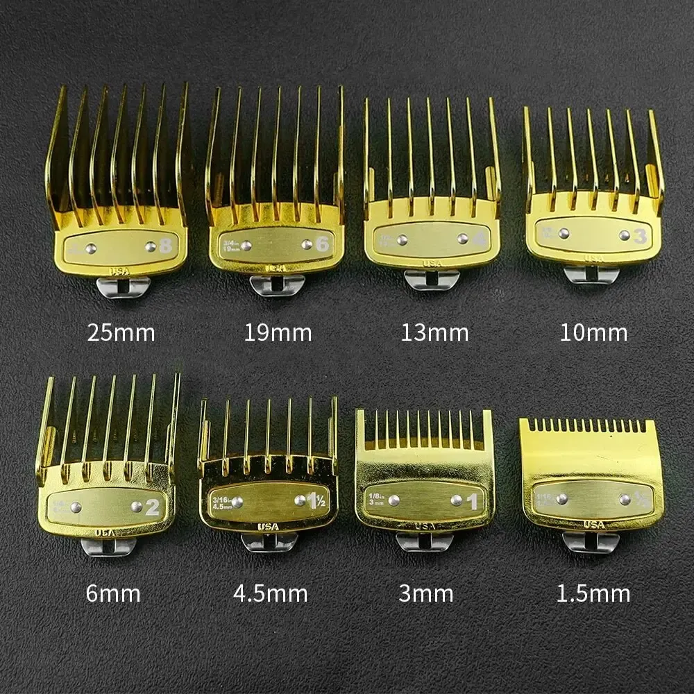 Lot de 8 peignes de guidage pour tondeuse professionnelle Wahl 10
