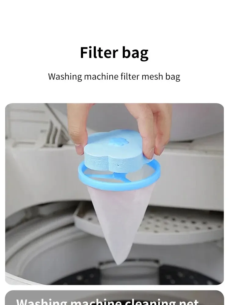 Filtre de machine à laver au design floral, vue principale