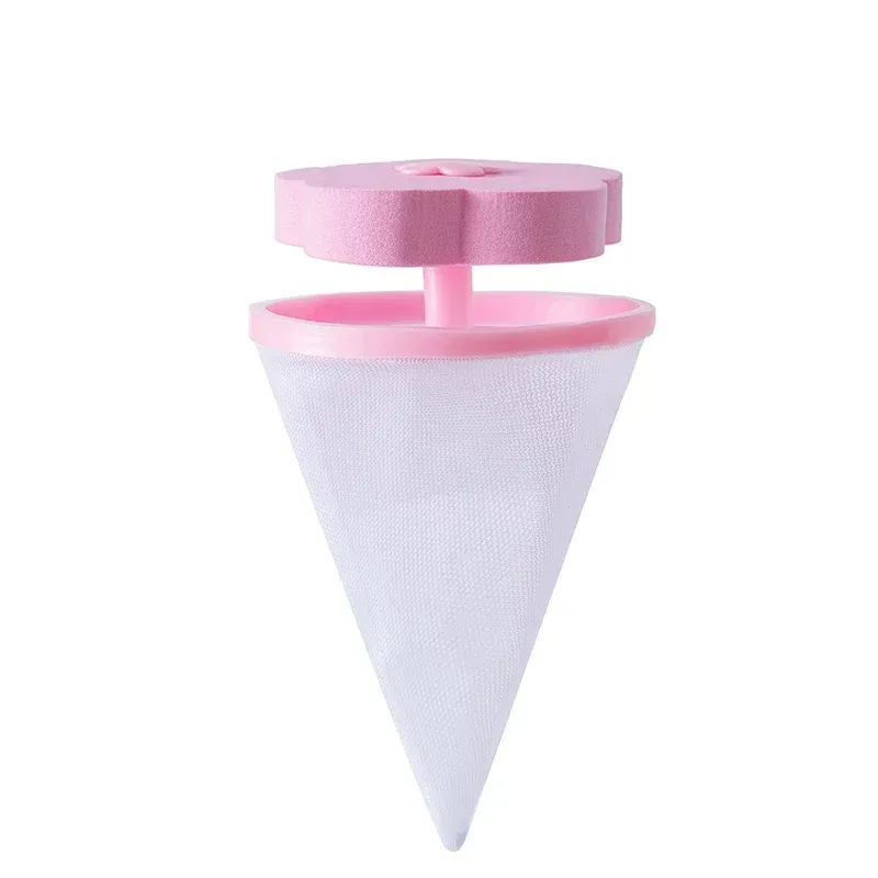 Filtre de machine à laver en forme de fleur de prunier, réutilisable, en maille, capture les peluches et poils d'animaux, Everthe Books 8