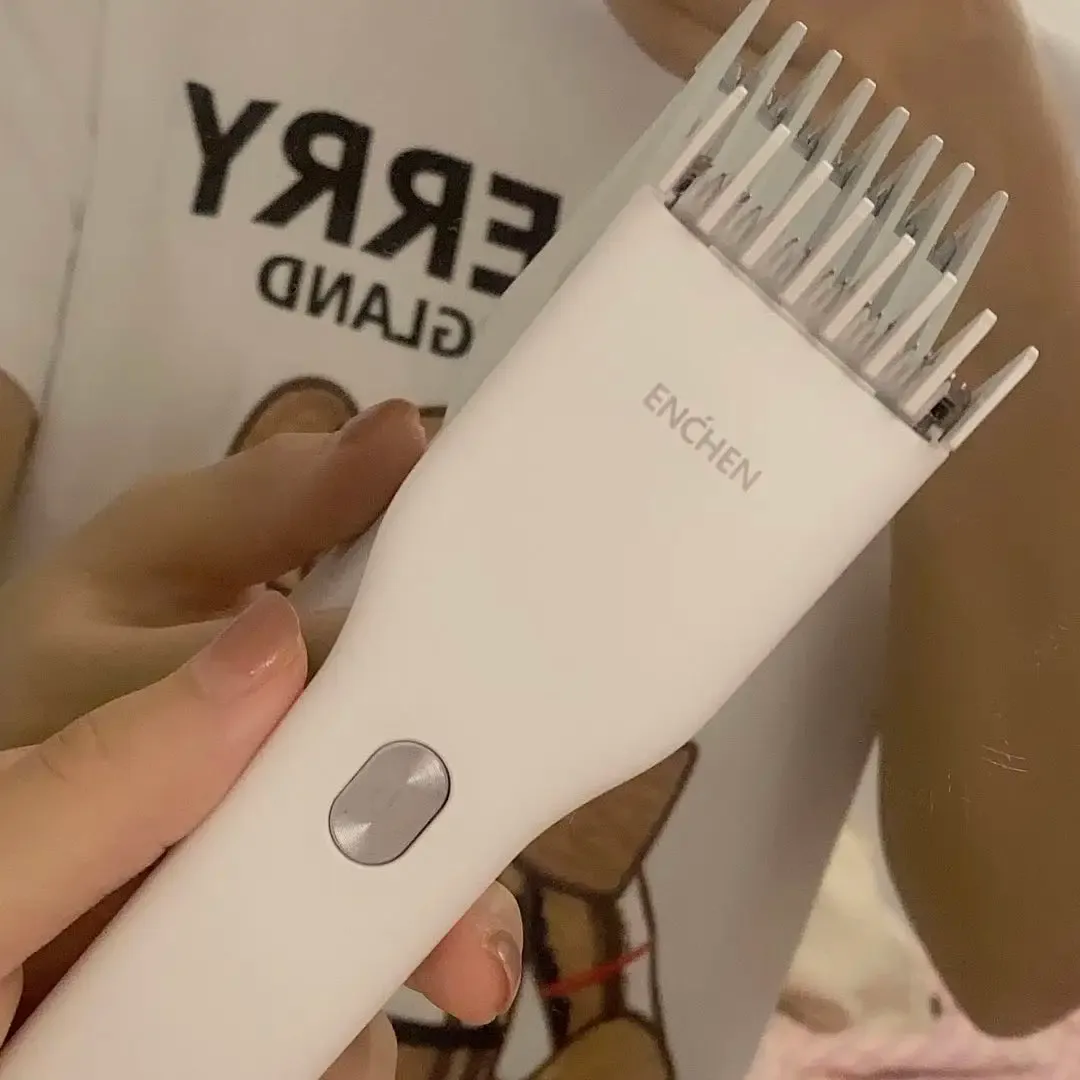 ENCHEN Boost Tondeuse à Cheveux Électrique Professionnelle Sans Fil à Charge Rapide USB-C, Lame en Céramique, pour Homme 5