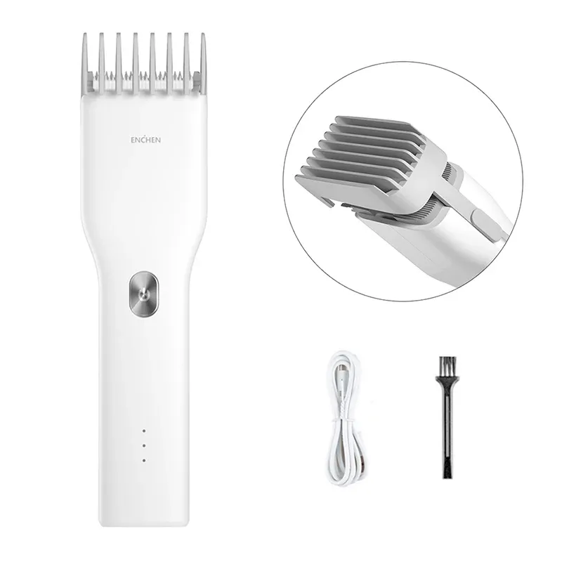 ENCHEN Boost Tondeuse à Cheveux Électrique Professionnelle Sans Fil à Charge Rapide USB-C, Lame en Céramique, pour Homme 7