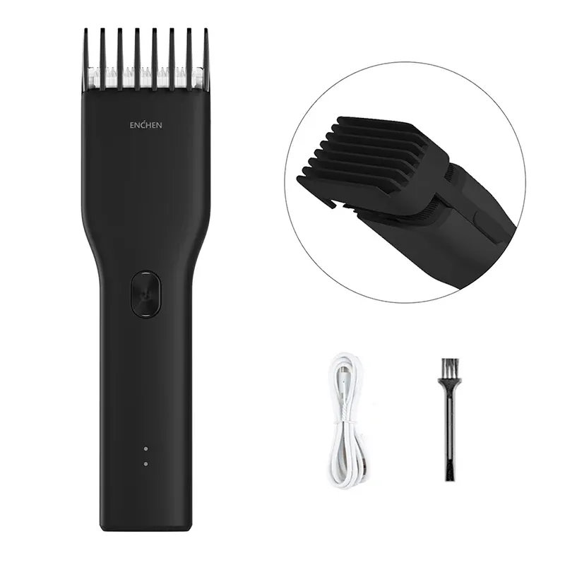 ENCHEN Boost Tondeuse à Cheveux Électrique Professionnelle Sans Fil à Charge Rapide USB-C, Lame en Céramique, pour Homme 8