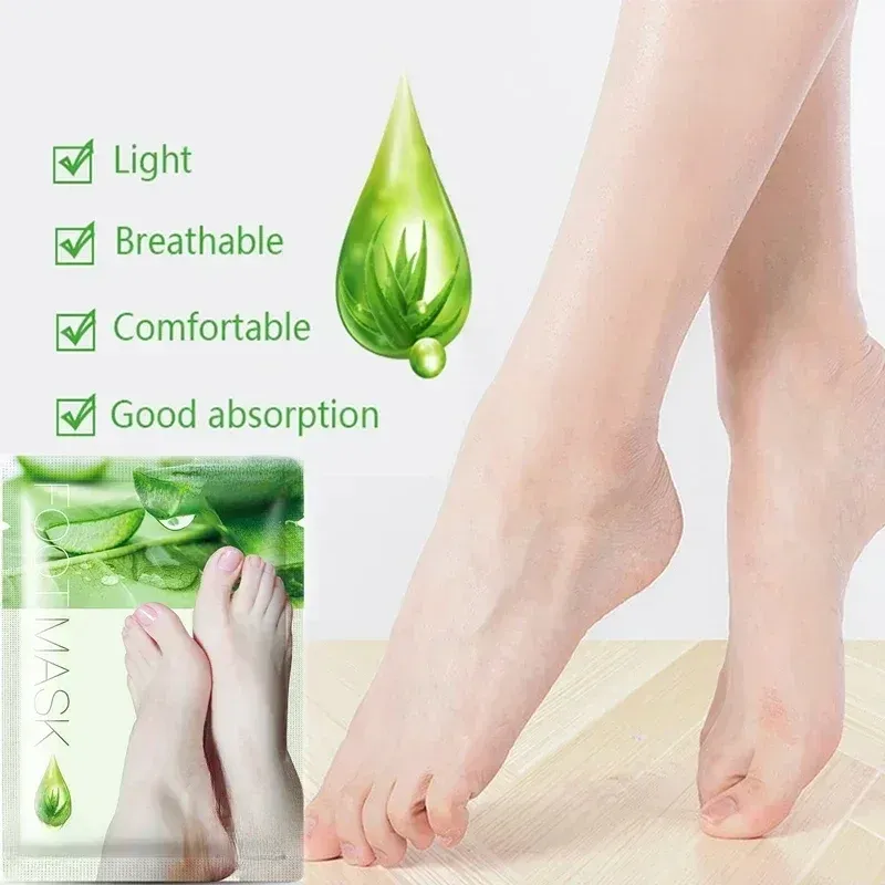 Masque exfoliant pour les pieds, élimine les callosités et la peau morte 3